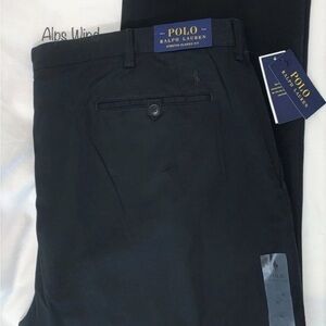 Polo Ralph Lauren Stretch Classic Fit Men’s Pants. 36T X 38 Black NWT